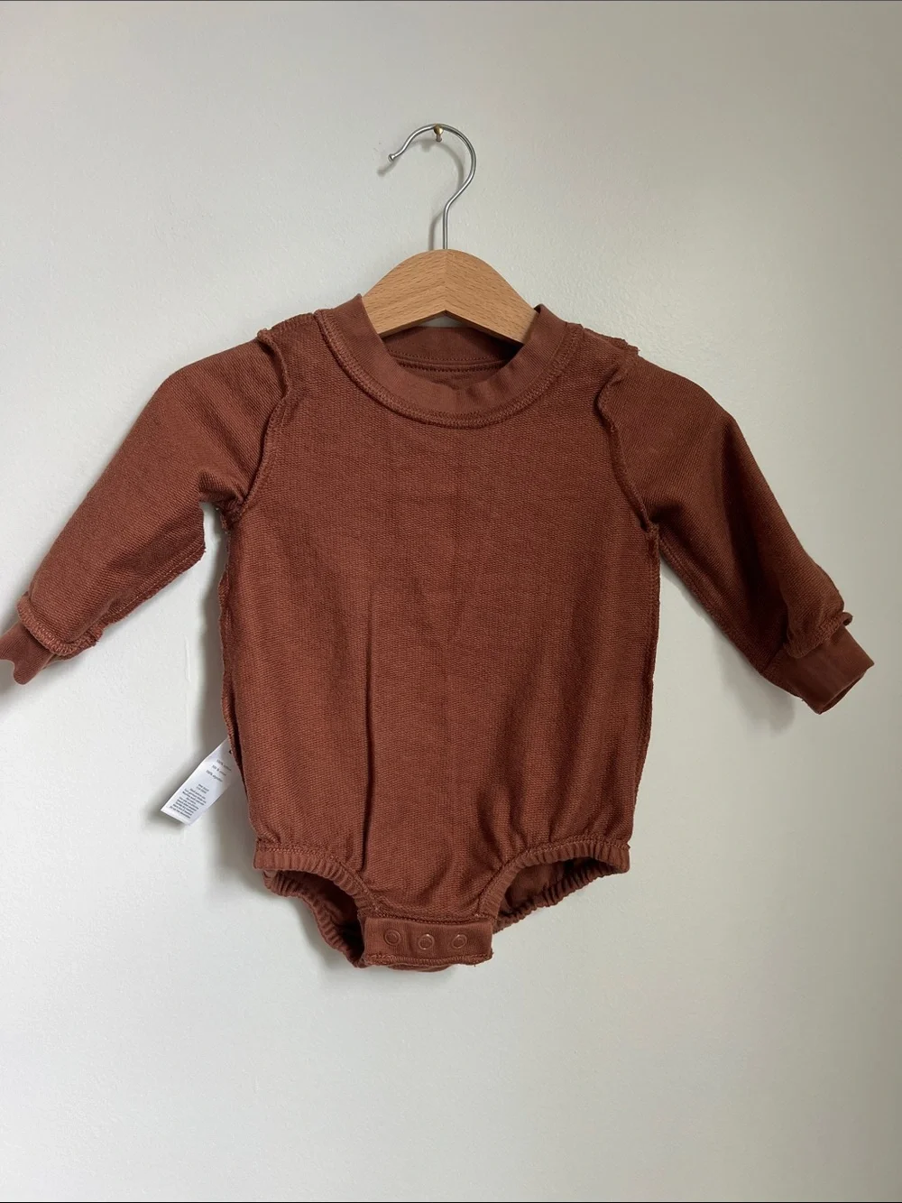 Carter’s | Brown Baby One-Piece Romper with Football Detail Size 6 Months